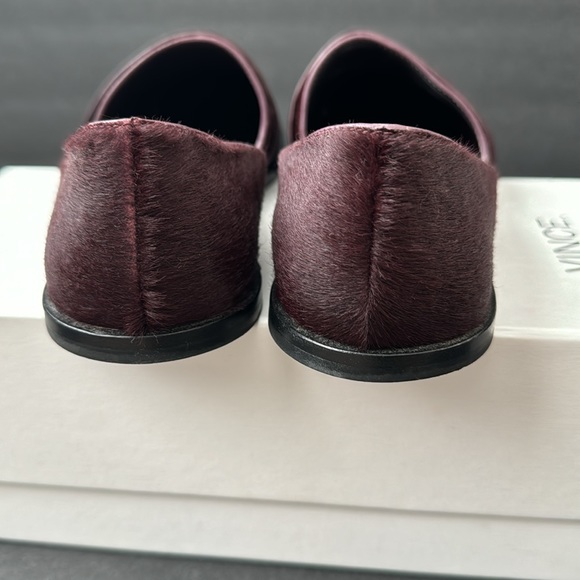 Stylish Vince. 'Fig' Color Calf Hair 'Mason' Loafer Flats size 7.5M - Picture 9 of 10